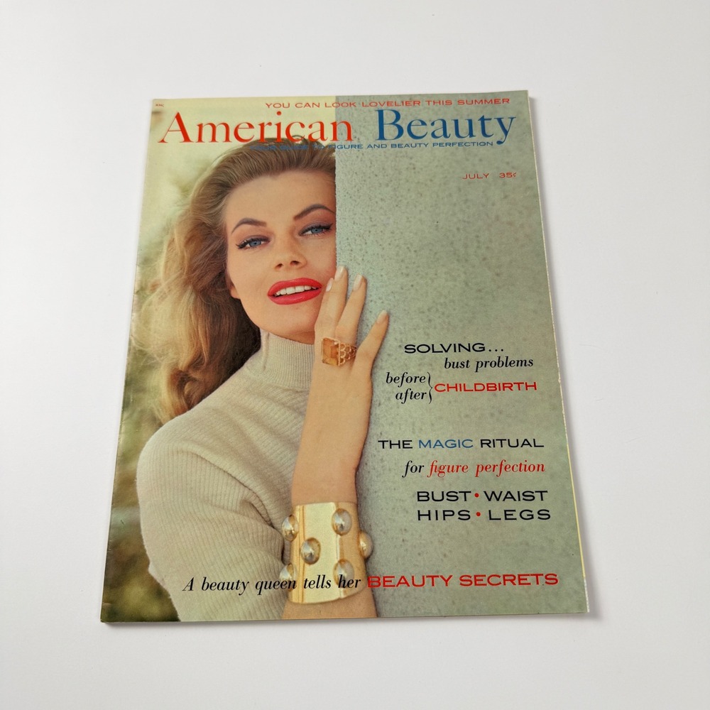 American Beauty Magazine July 1956 Vintage 1950s Ads Mid Century‎
